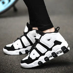 Couple's High-Top Basketball Shoes for Fall Fashion