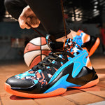 New Men's High-Top Pink Casual Basketball Shoes