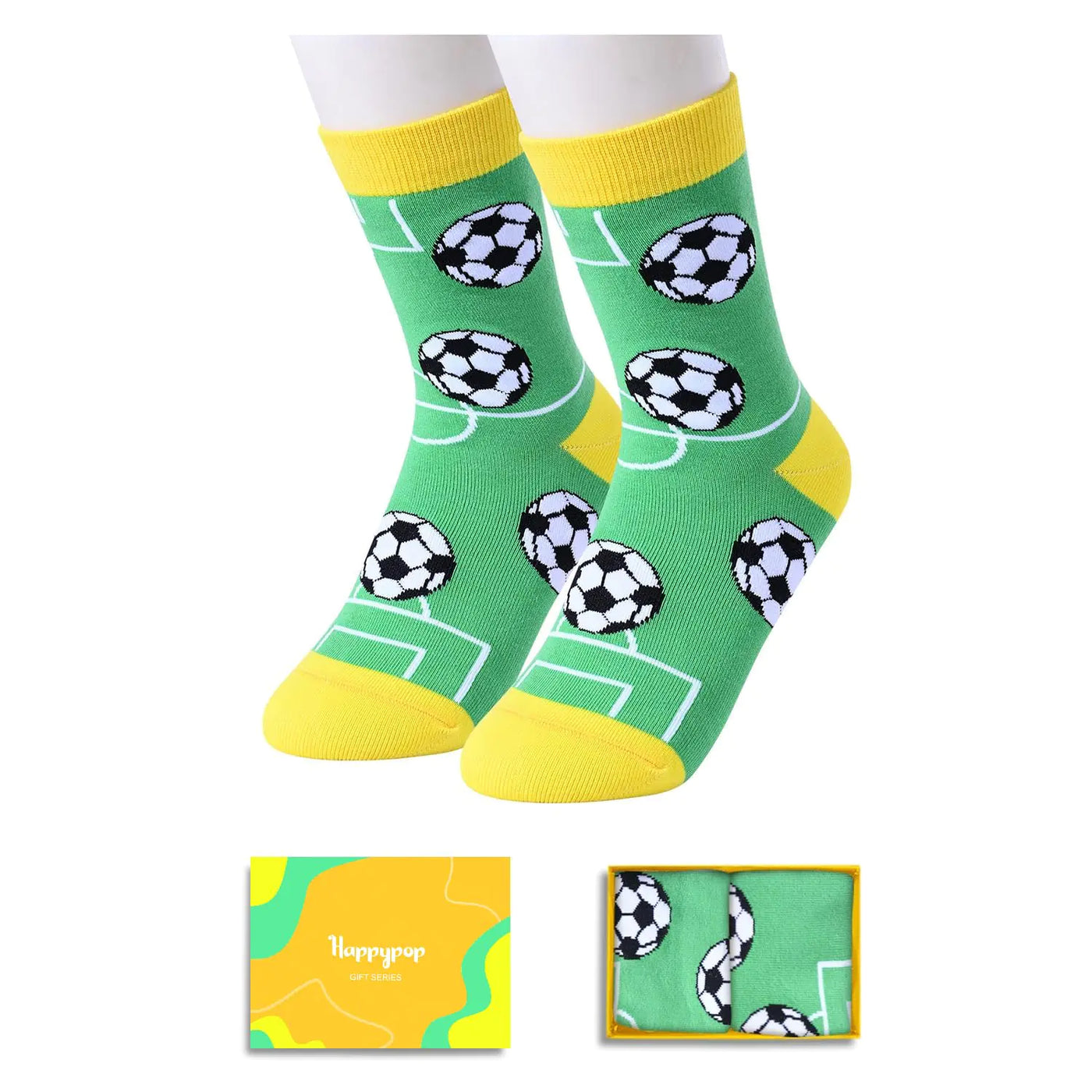 HAPPYPOP Soccer Gifts For Boys Girls Kids - Gifts For Soccer Lovers Players Preteen Tween Gifts Kids Boys Girls Soccer Socks