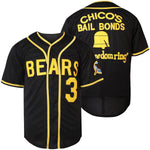 Bears Cross-Border Embroidered Baseball Jersey No. 3