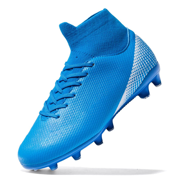 Wugehu Boys Soccer Cleats Kids Girls Athletics Training Shoes Teenager Indoor Outdoor Football Shoes Sneakers for Unisex