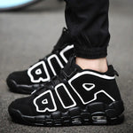 Couple's High-Top Basketball Shoes for Fall Fashion