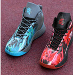 Men's High-Top Basketball Shoes - Breathable & Durable