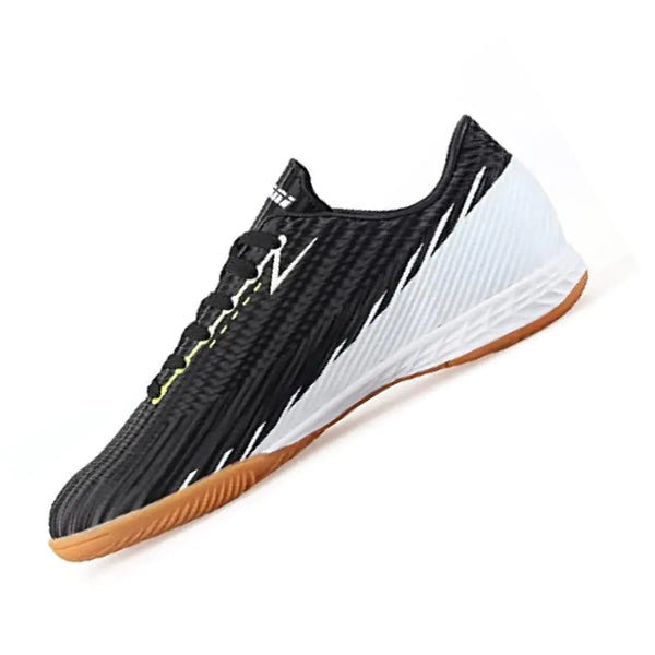 Vizari Tesoro Indoor Soccer Shoes for Kids | Lightweight Durable and Comfortable Soccer Cleats for Youth | Synthetic Upper with Non-Marking Rubber Outsole for Boys and Girls Black/White