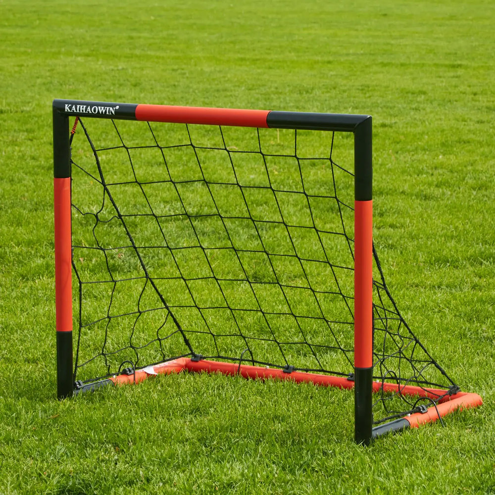 Soccer Goal 3x2.5|6x4|8x6-KAIHAOWIN Steel Frame Goal All Weather Soccer Net-Quick Assembly Training Sports Soccer Goals for Backyard Indoor Outdoor-Heavy Duty Metal Soccer Goals