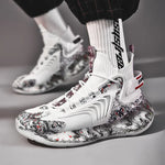 Men's Summer High-Top Breathable Basketball Shoes