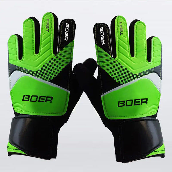 Football Goalkeeper Gloves Kids Soccer Goalie Gloves: Children Football Gloves with Strong Grip Hand Protection Professional Football Goalie Gloves Double Wrist Protection for Youth Boys Adult