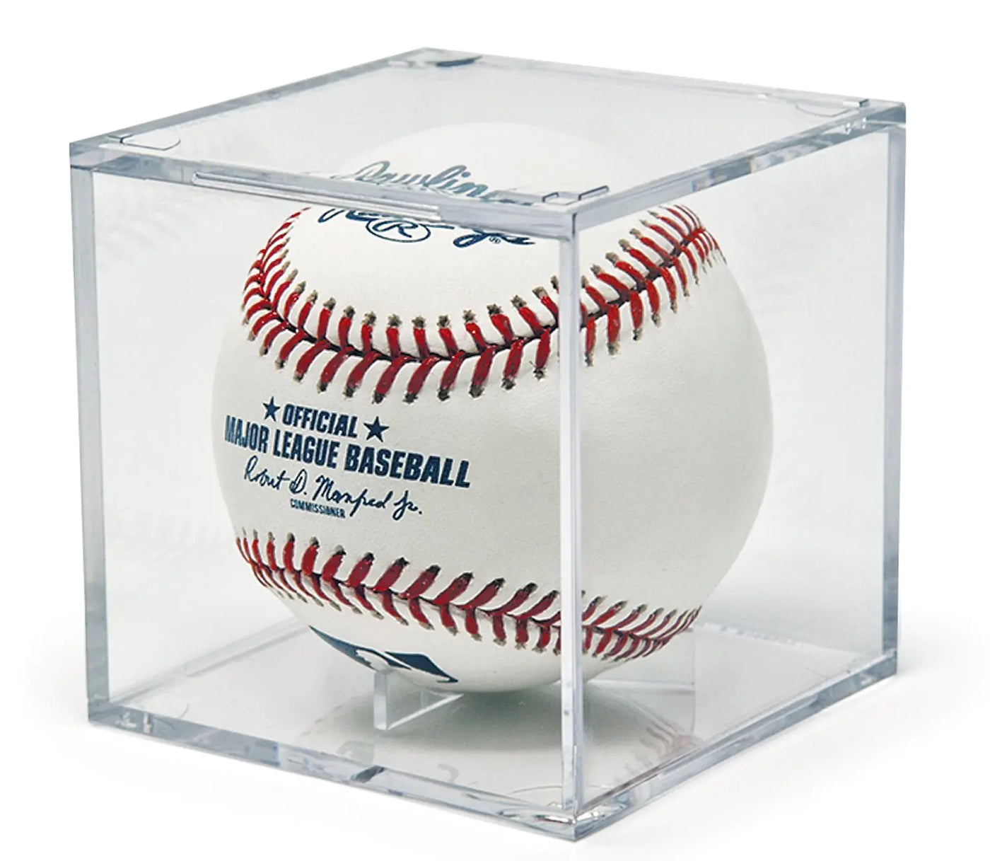 BallQube Baseball Display Case Autographed Baseball Case for Display UV Protected Baseball Cube Display Memorabilia Baseball Display Case Square Clear Baseball Display Case Holder 4 Pack