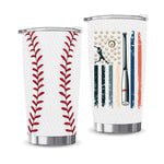 TkinTall Baseball Gifts for Men 20oz Baseball Tumbler Baseball Lovers Fan Players Gifts Cups Cool Baseball Accessories Stuff Water Bottle Best Baseball Dad Coach Birthday Christmas Gifts