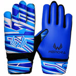 WEMORA Soccer Goalie Gloves with 5MM Strong Grip Palm Breathable and Double Wrist Goalkeeper Gloves for Kids Youth