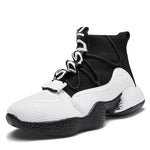 Men's High-Top Basketball Shoes - Breathable Fashion Sneakers