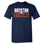 Xtreme Apparrel Houston Strong Crossed Bats Shirt (Navy M)