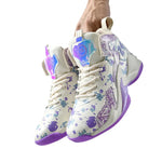 Boys' Basketball Shoes for Ages 11-15 (Leather)