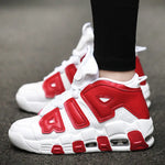 Couple's High-Top Basketball Shoes for Fall Fashion