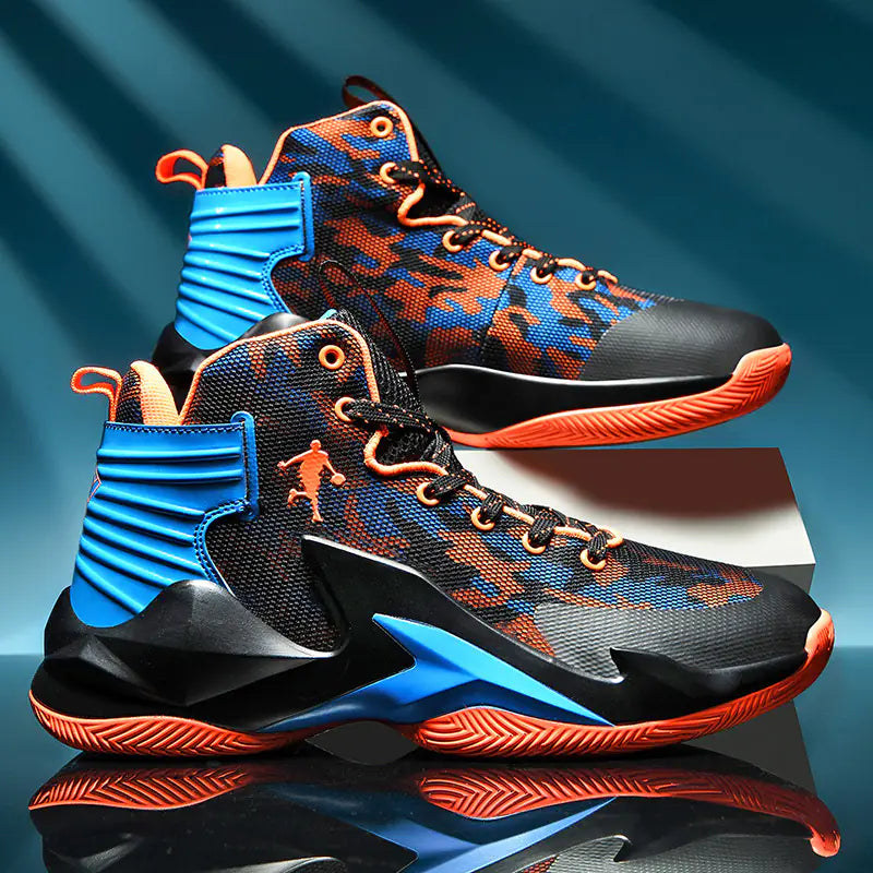 Summer High-Top Mesh Basketball Shoes for Students