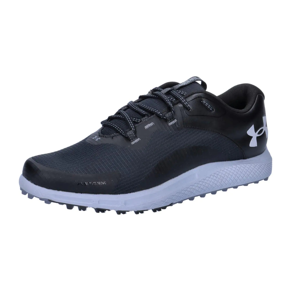 Under Armour Mens Charged Draw 2 Spikeless Cleat (002) Black/Black/Mod Gray 8 US