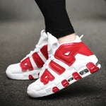Couple's High-Top Basketball Shoes for Fall Fashion
