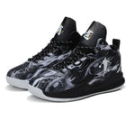 Men's High-Top Basketball Shoes - Breathable & Durable