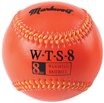 Markwort Synthetic Cover Weighted Baseball Orange 8 oz