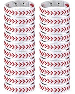 Genuine Leather Baseball Bracelet Baseball Wristbands Baseball Gifts for Boys Men Women Girls Baseball Players Sports Team (20 Pcs)