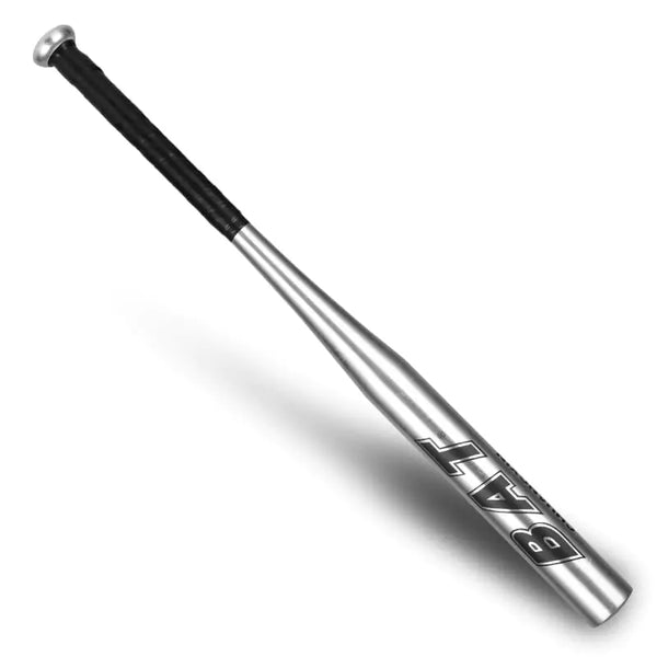 syntek 20 Inch Baseball bat Aluminium Baseball Bat Lightweight Youth Adult Outdoor Training and Practise Or Home Protection Baton (Silver20 inch)
