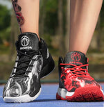 Men's High-Top Basketball Shoes - Breathable & Durable