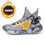 Men's Summer High-Top Breathable Basketball Shoes
